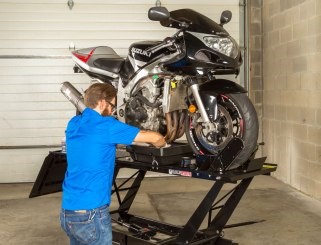 Test the motorcycle